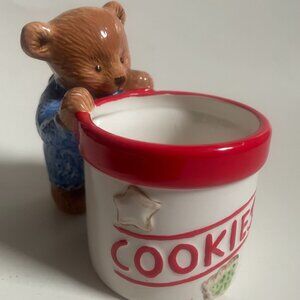 Teddy Bear Cookie Jar Mini Canister